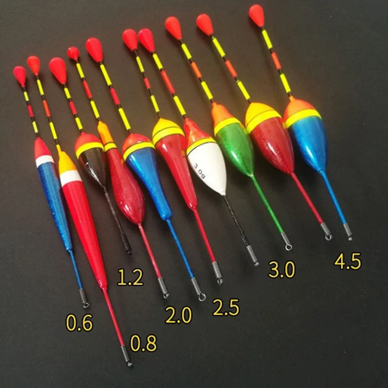 5Pcs/Lot Promotion Fishing Floats Set Buoy Bobber Fishing Light Stick Floats Fluctuate Float Buoy For Fishing Accessories