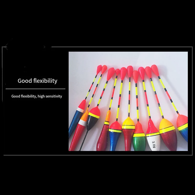 5Pcs/Lot Promotion Fishing Floats Set Buoy Bobber Fishing Light Stick Floats Fluctuate Float Buoy For Fishing Accessories