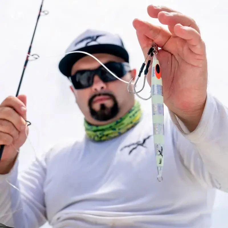 2pairs/bag Slow Fast Jigging Hook BKK Carbon Stainless Wire Jig Lure Hooks Saltwater Double Barbed Assist Hooks Fishing Tackle