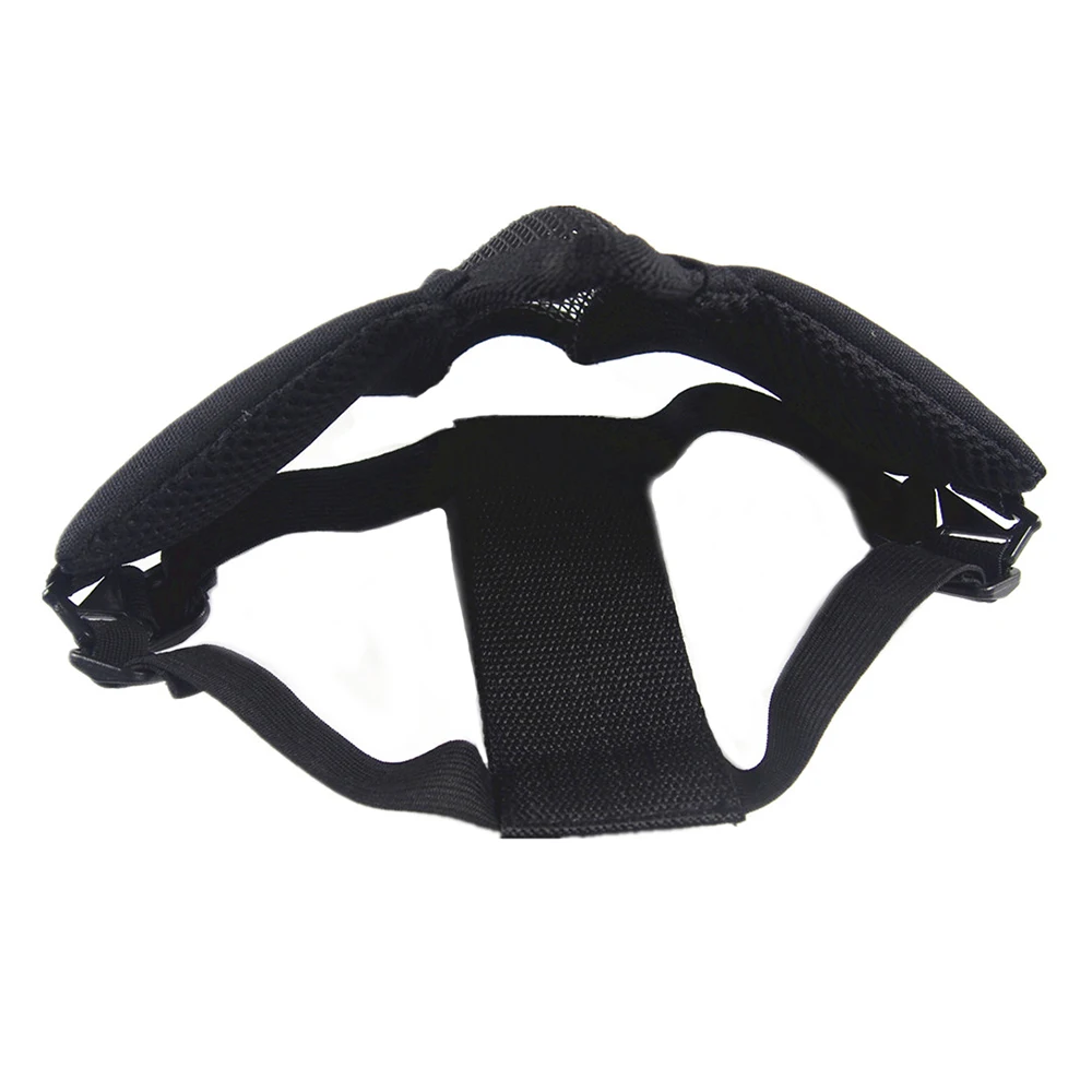 Half Face Metal Steel Airsoft Mask Hunting Tactical Net Mesh Mask CS Protective Halloween Party Half Face Paintball Masks