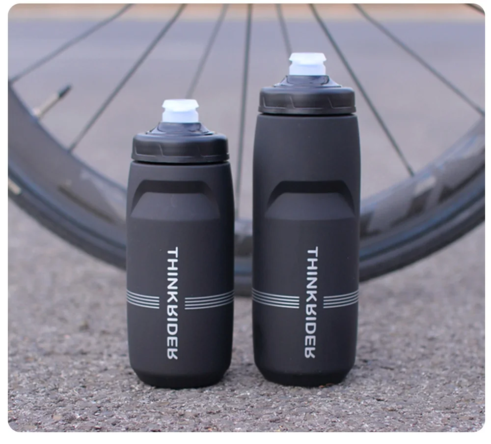 ThinkRider 620/750ML Bicycle Bottle MTB Road Bike Water Bottle Outdoor Sports Plastic Portable Large Capacity