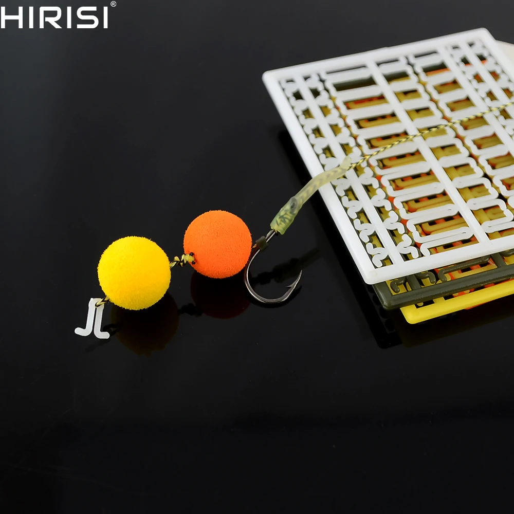 Hirisi 5 Pieces Carp Fishing Tackle Hair Rig Boilie Bait Drill Stops Boilie V Stopper Fishing Accessories AH163