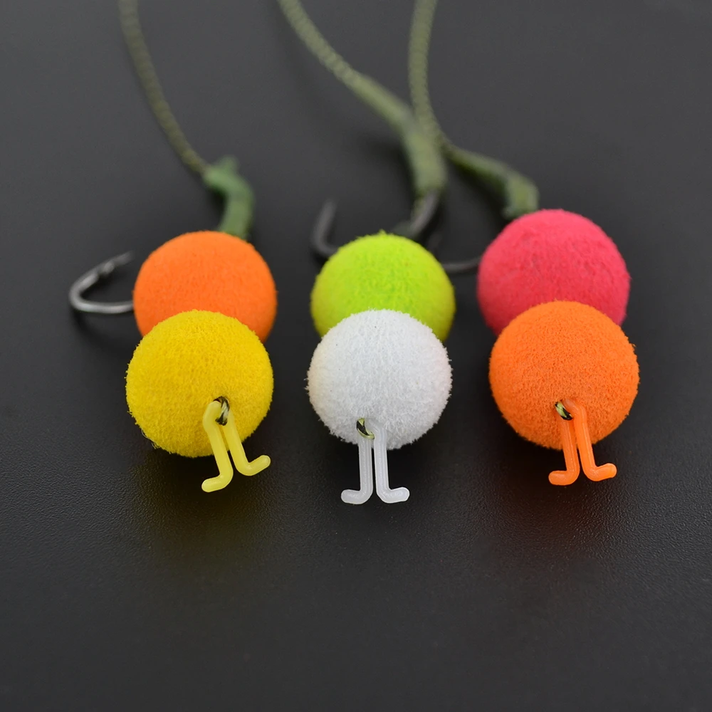 Hirisi 5 Pieces Carp Fishing Tackle Hair Rig Boilie Bait Drill Stops Boilie V Stopper Fishing Accessories AH163