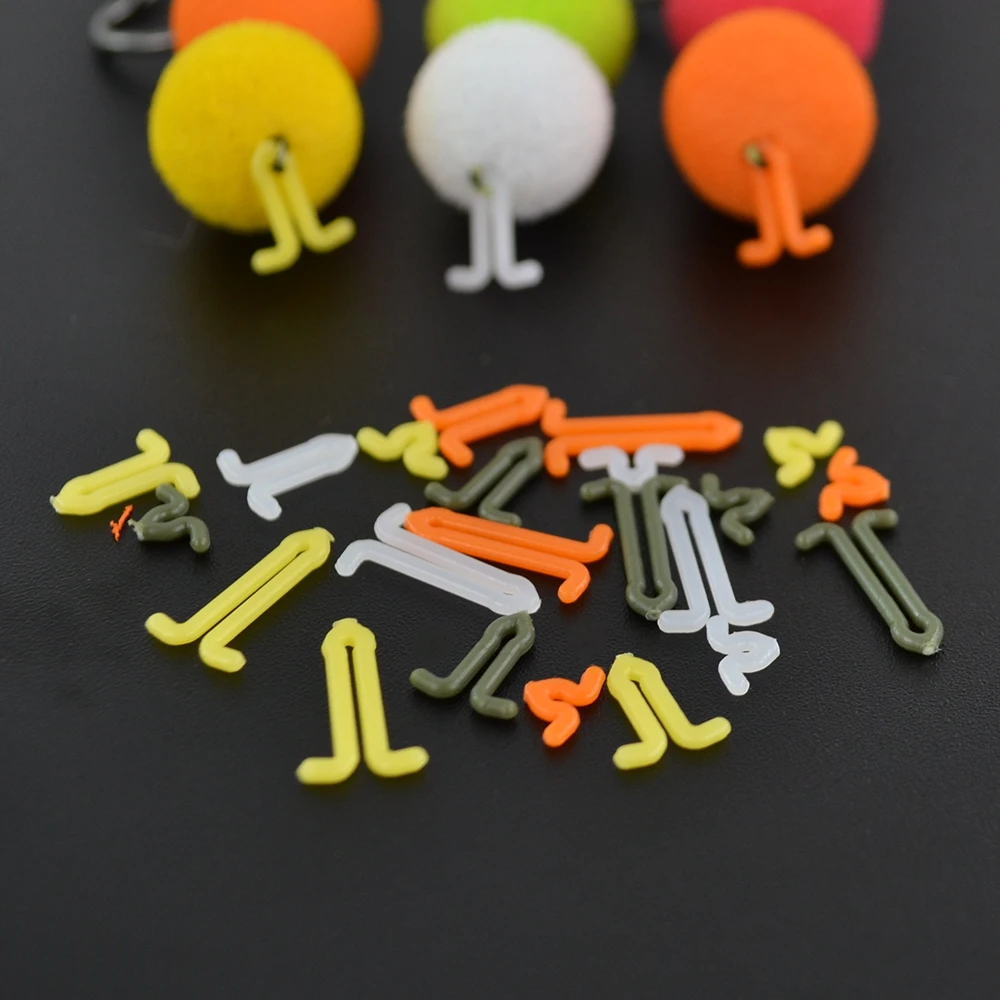 Hirisi 5 Pieces Carp Fishing Tackle Hair Rig Boilie Bait Drill Stops Boilie V Stopper Fishing Accessories AH163