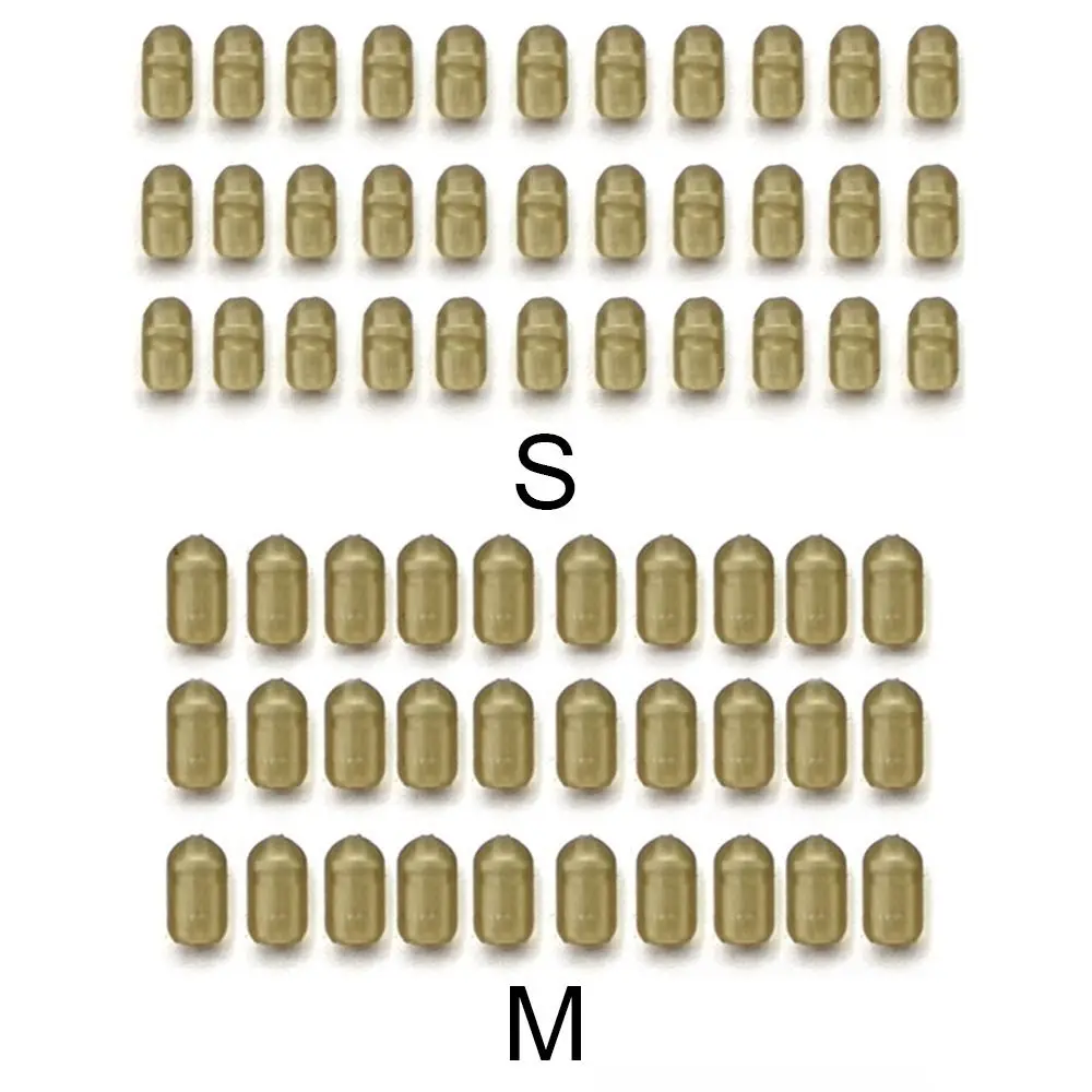 50PCS Accessories for Carp Fishing Swivel Stop Beads Quick Change Spinner Swivel Match Feeder Coarse Fishing Tackle