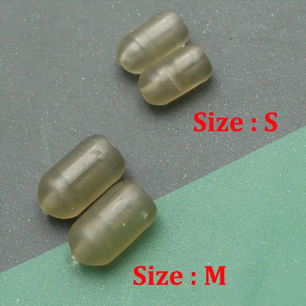 50PCS Accessories for Carp Fishing Swivel Stop Beads Quick Change Spinner Swivel Match Feeder Coarse Fishing Tackle