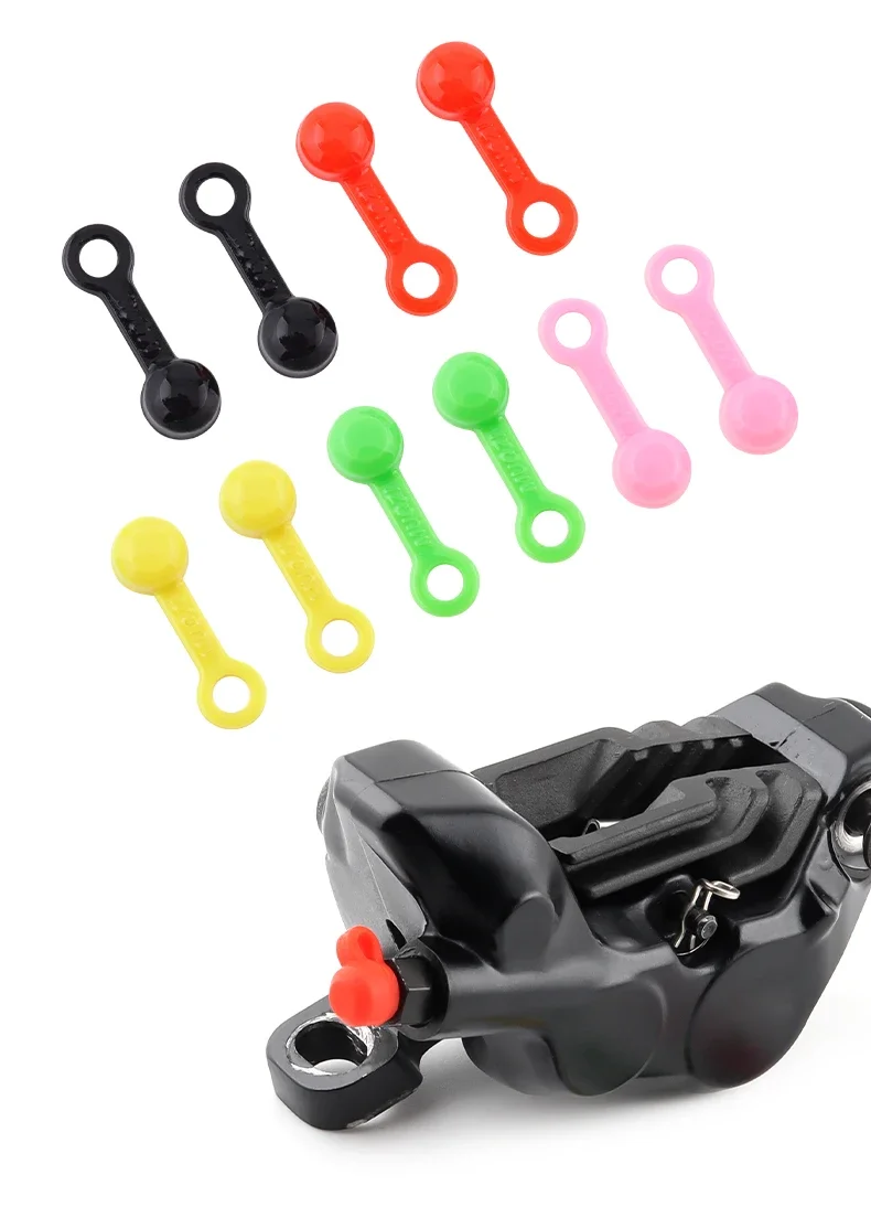 MUQZI 10/30/50pcs Bike Brake Bleeder Rubber Cap Hydraulic Brake Caliper Nipple Dust Cover Bicycle Disc Brake Fitting Cap