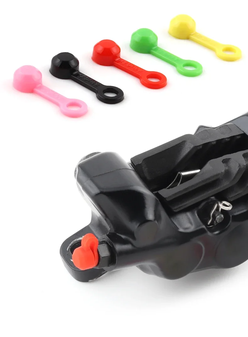 MUQZI 10/30/50pcs Bike Brake Bleeder Rubber Cap Hydraulic Brake Caliper Nipple Dust Cover Bicycle Disc Brake Fitting Cap