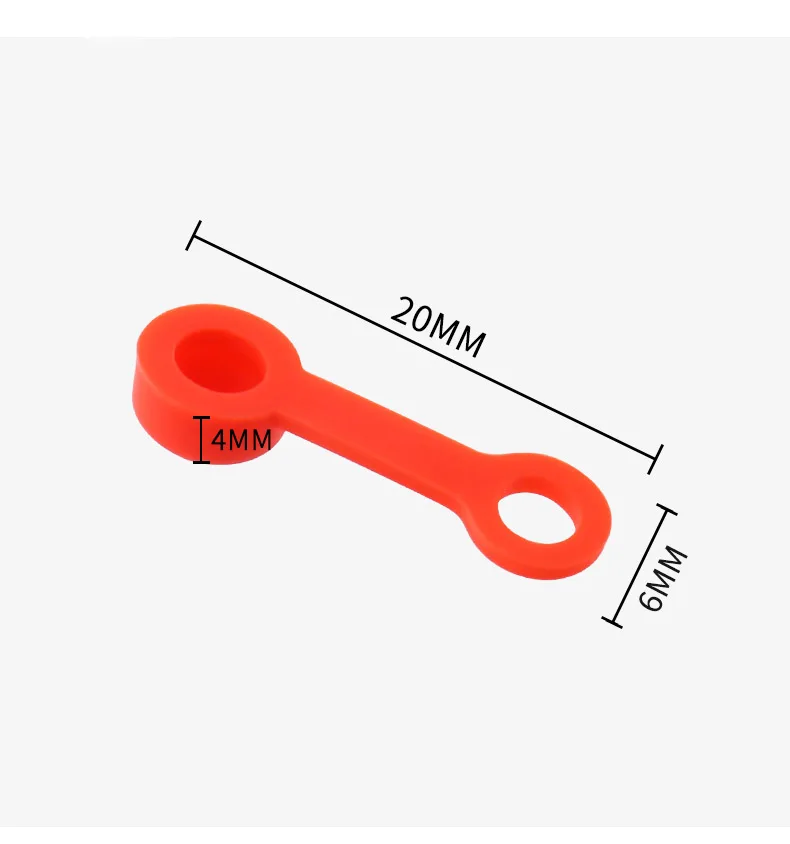 MUQZI 10/30/50pcs Bike Brake Bleeder Rubber Cap Hydraulic Brake Caliper Nipple Dust Cover Bicycle Disc Brake Fitting Cap