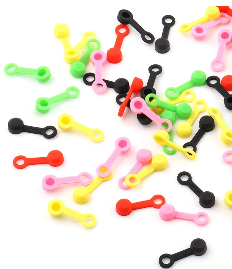 MUQZI 10/30/50pcs Bike Brake Bleeder Rubber Cap Hydraulic Brake Caliper Nipple Dust Cover Bicycle Disc Brake Fitting Cap