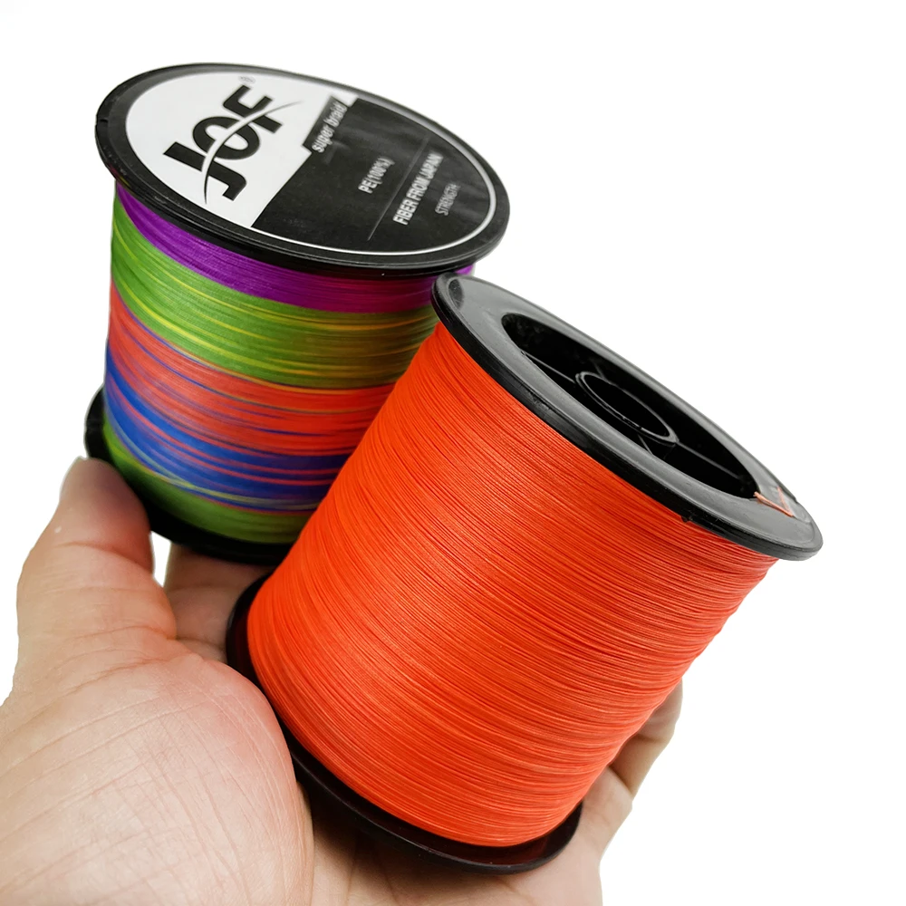 JOF Carp Fishing Line 8 Strands/4 Strands 500M/300M Braided Multifilament PE Cord Janpan Material 10-120LB