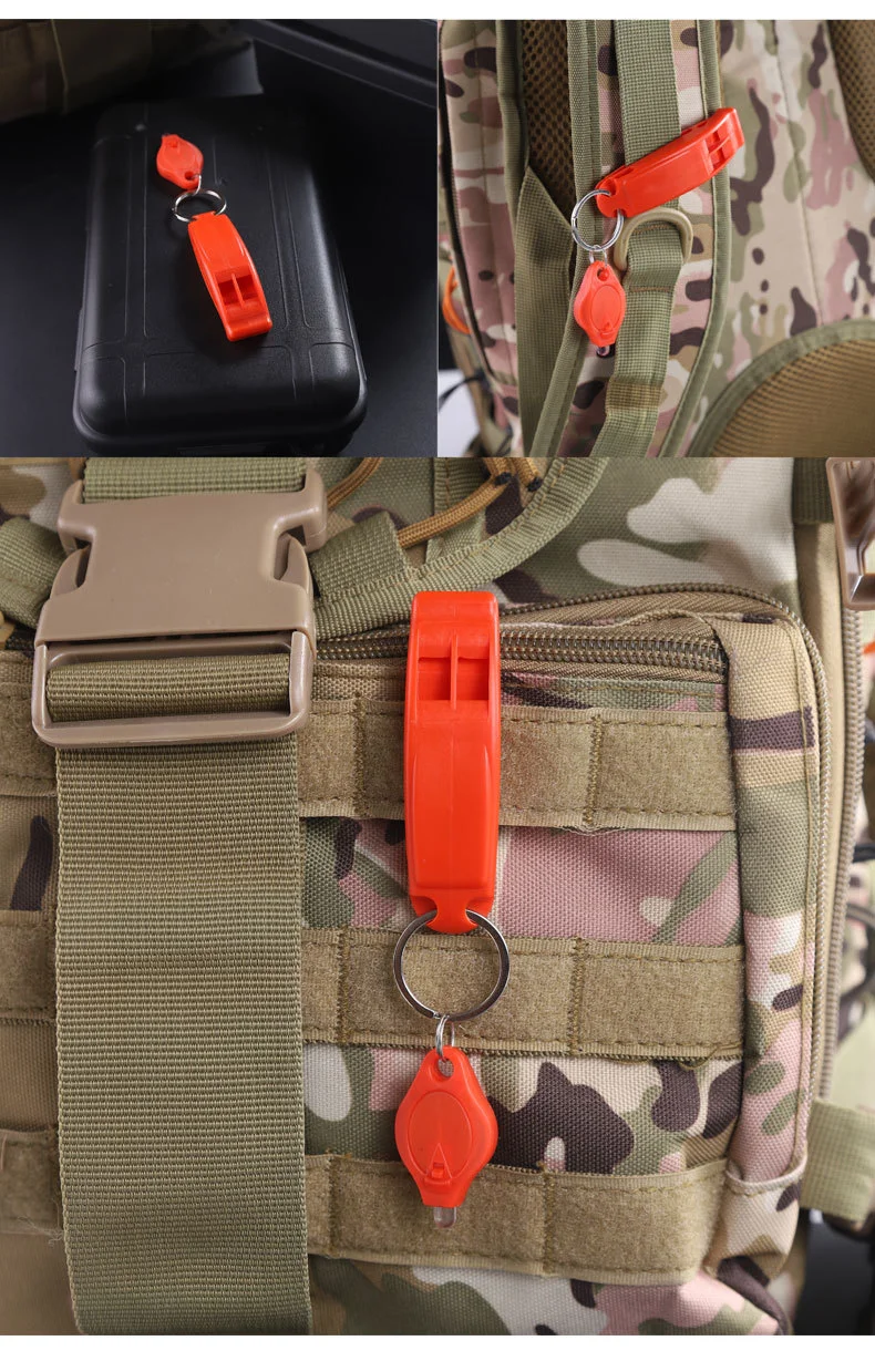1PC Emergency Whistles with Lanyard Safety Whistles for Kayak Life Jackets Lifeboats Fishing Boats Camping Hiking Hunting