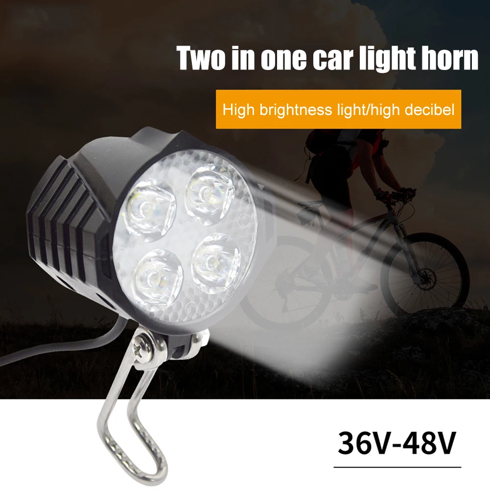 24-48V Ebike Front Brake Rear Light Set Horn Headlight Switch Energy Saving Easy Installation Electric Bicycle Accessories