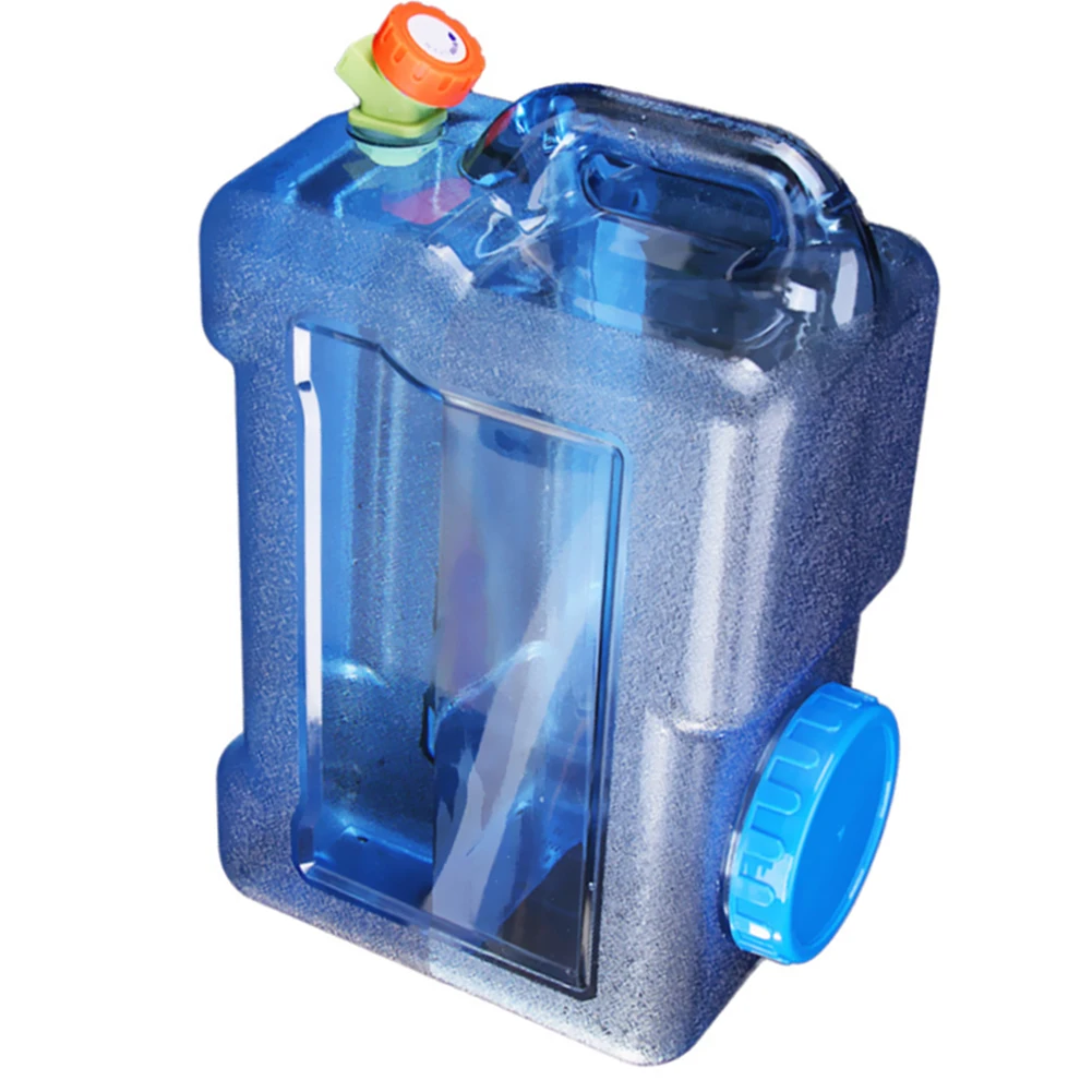 15-5L Capacity Outdoor Water Bucket with Faucet Portable Water Tank for Outdoor Camping Hiking Picnic Water Container