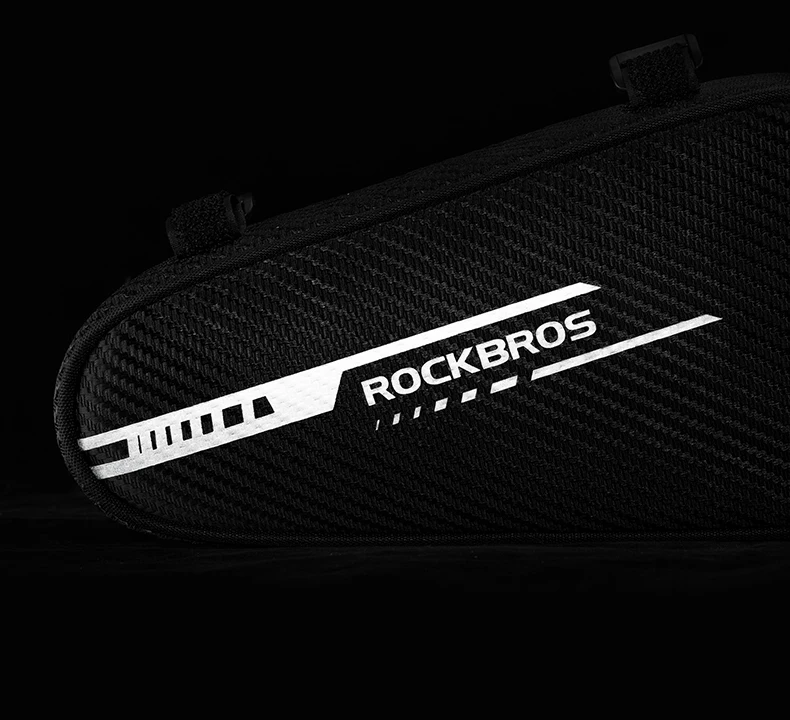 ROCKBROS 1.2LBicycle Bag Side Pockets Twill ToxturoTube Triangle Bag Ride Without Touch Lengs Reflective Bag Bike Accessories