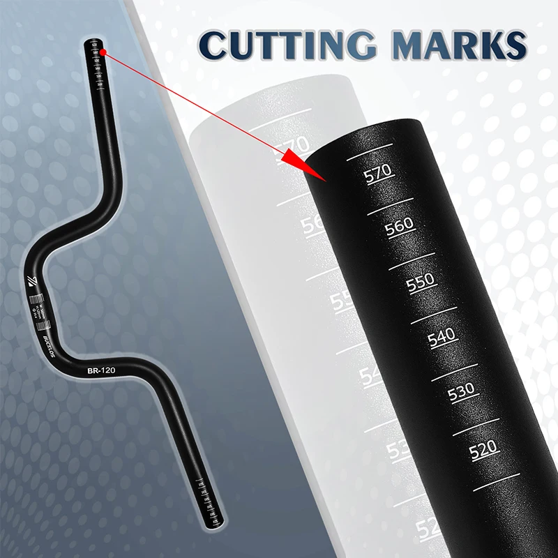 BUCKLOS MTB Handlebar 580/620/720/780MM Bicycle Swallow Handlebar 25.4MM 31.8MM Mountain Bike Handle Bar Aluminum Riser Bar