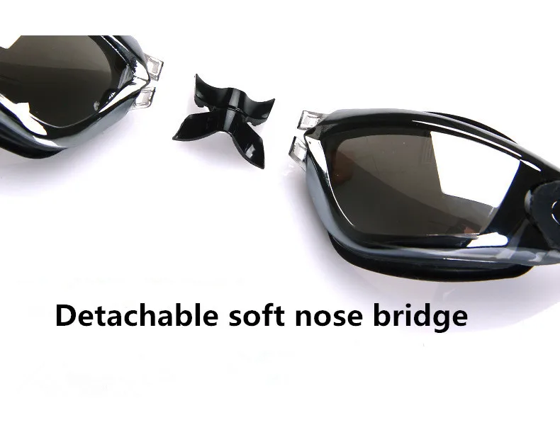 Swimming Goggles Adult Pool Glasses Anti Fog Men Women UV Protection Optical Waterproof Swim Eyewear with Earplugs
