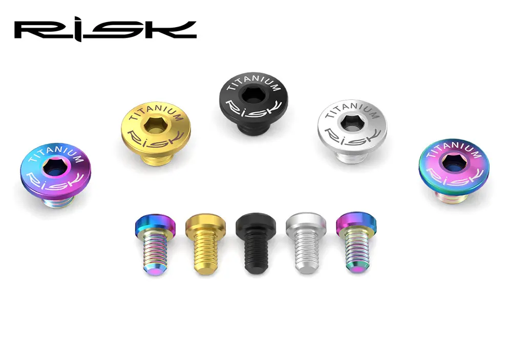 RISK A Whole/Separate Oil Cylinder Lid Bolts for Shimano Bike Brake Lever Titanium Disc Fixed Screw Bicycle Hydraulic Brake Bolt