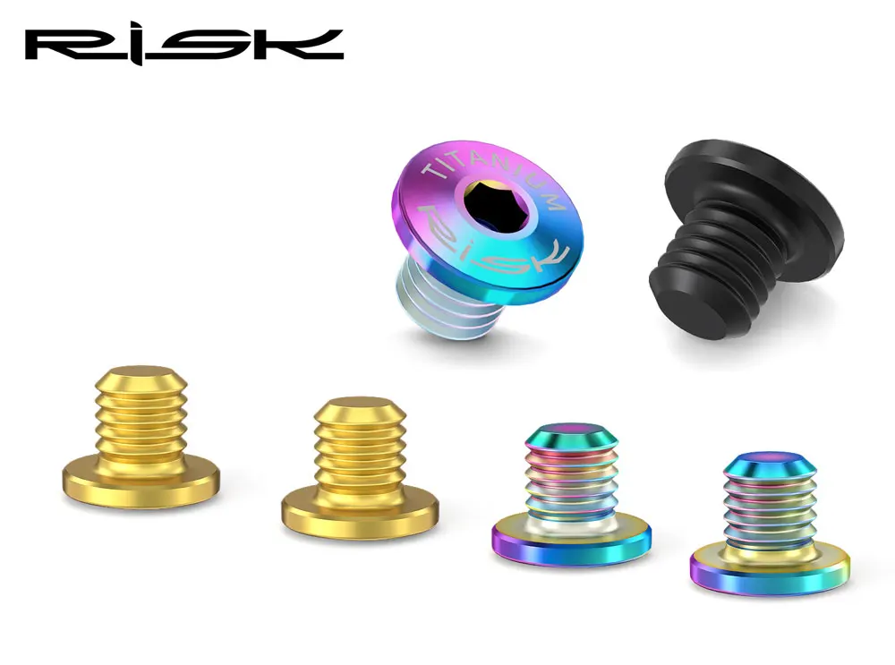 RISK A Whole/Separate Oil Cylinder Lid Bolts for Shimano Bike Brake Lever Titanium Disc Fixed Screw Bicycle Hydraulic Brake Bolt
