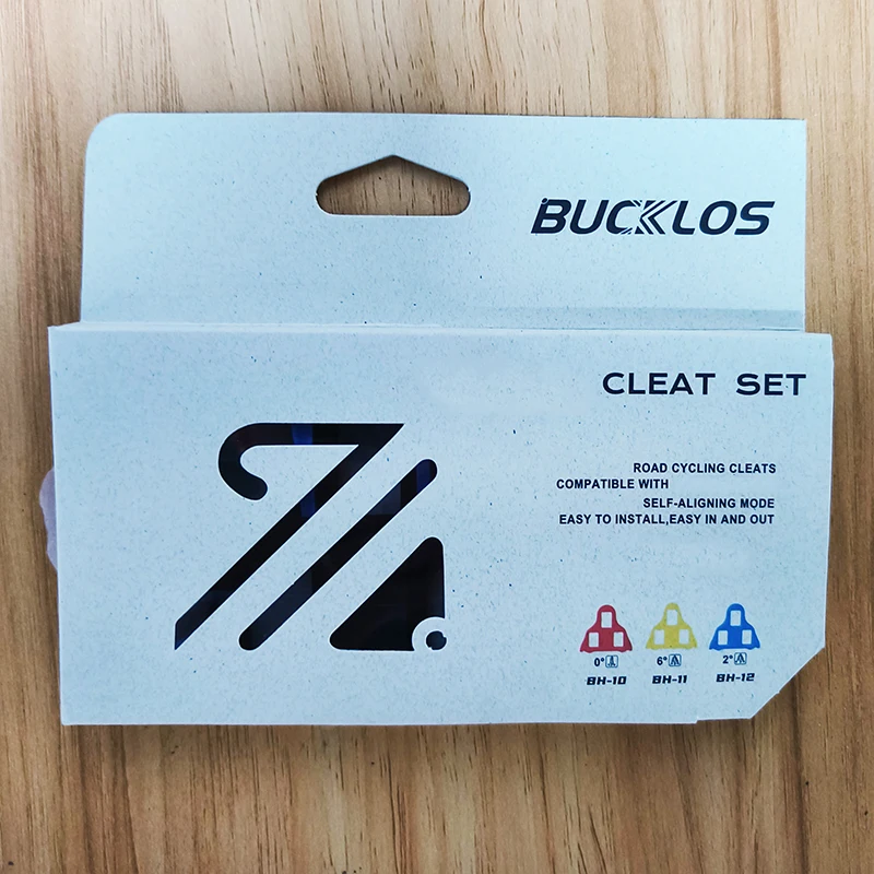 BUCKLOS Bike Pedal Cleat Set 0/2/6 Degree for SPD-SL for SH10 SH11 SH12 Lock Pedal Cleats Cover Road Bike Lock Pedal Bike Parts