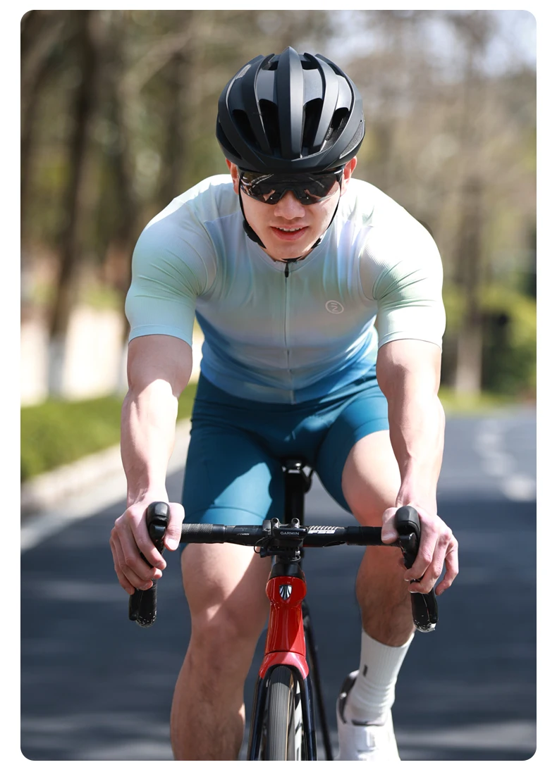 INBIKE Summer Cycling Bib Shorts 3D Padded Men's MTB Bike Shorts Pants Man Road Cycling Pants Bicycle Shorts with Pocket Clothes