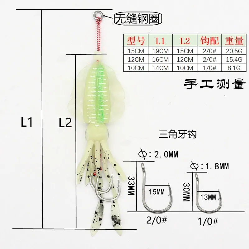 AS Soft Lure Squid Skirts Bait Fishing Lure Octopus Boat Sea Fishing PVC Rubber Artificial Soft Bait Fishing Trolling Leurre