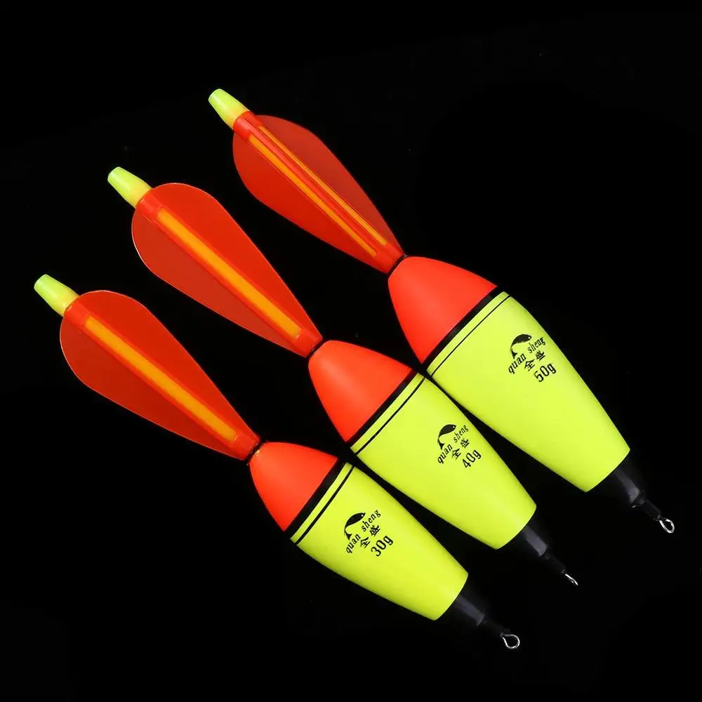 Fishing Floats Eva Spinning Tail Dart Luminous Eye-Catching Night Fishing Float Pesca Bobber 20-100g Sea Rock Fishing Floats