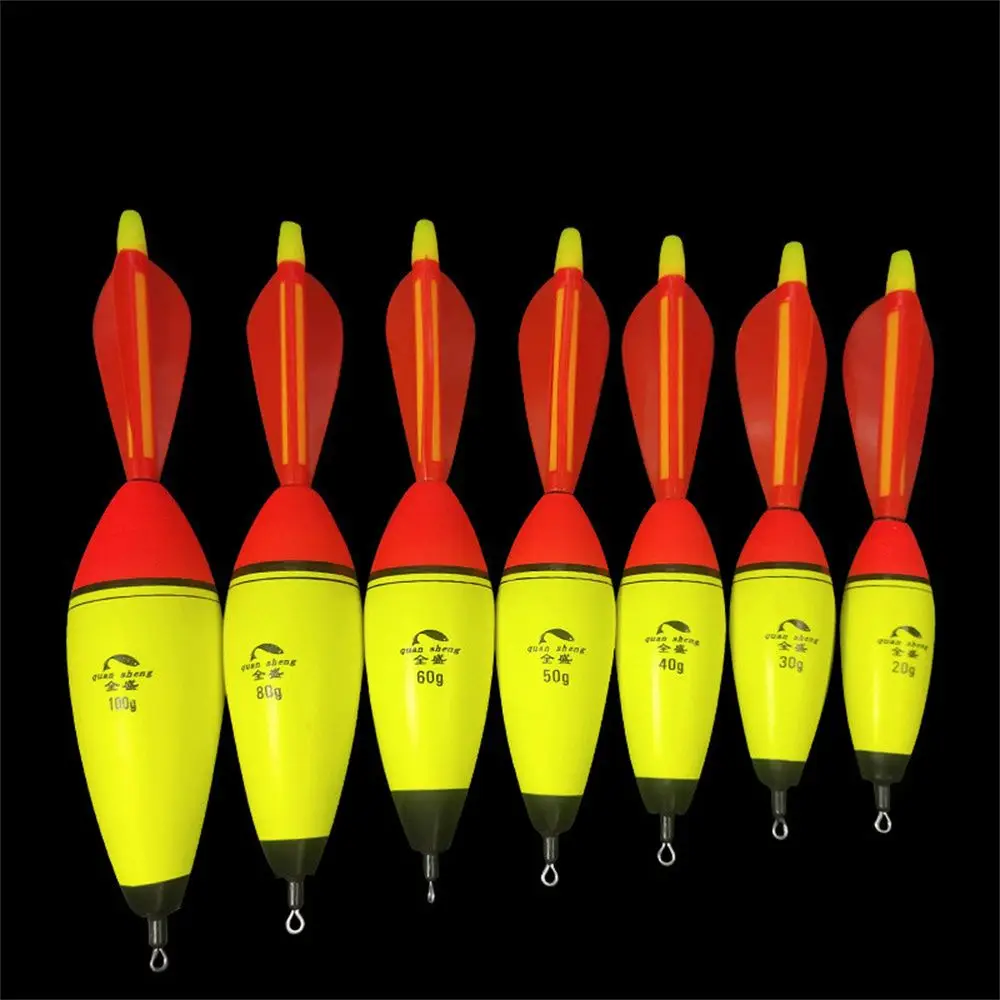 Fishing Floats Eva Spinning Tail Dart Luminous Eye-Catching Night Fishing Float Pesca Bobber 20-100g Sea Rock Fishing Floats