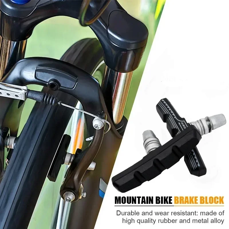 1-10pair Bicycle v brake pads 75g Silent v brake pads rubber Brake pads for bicycle Long-lasting Cycling bicycle accessories