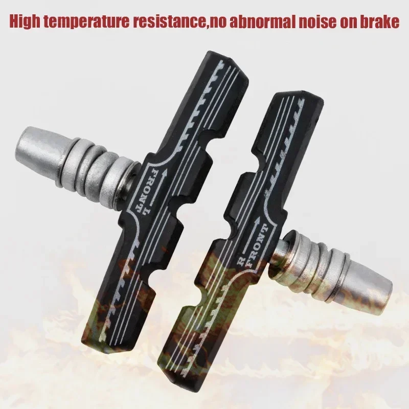 1-10pair Bicycle v brake pads 75g Silent v brake pads rubber Brake pads for bicycle Long-lasting Cycling bicycle accessories