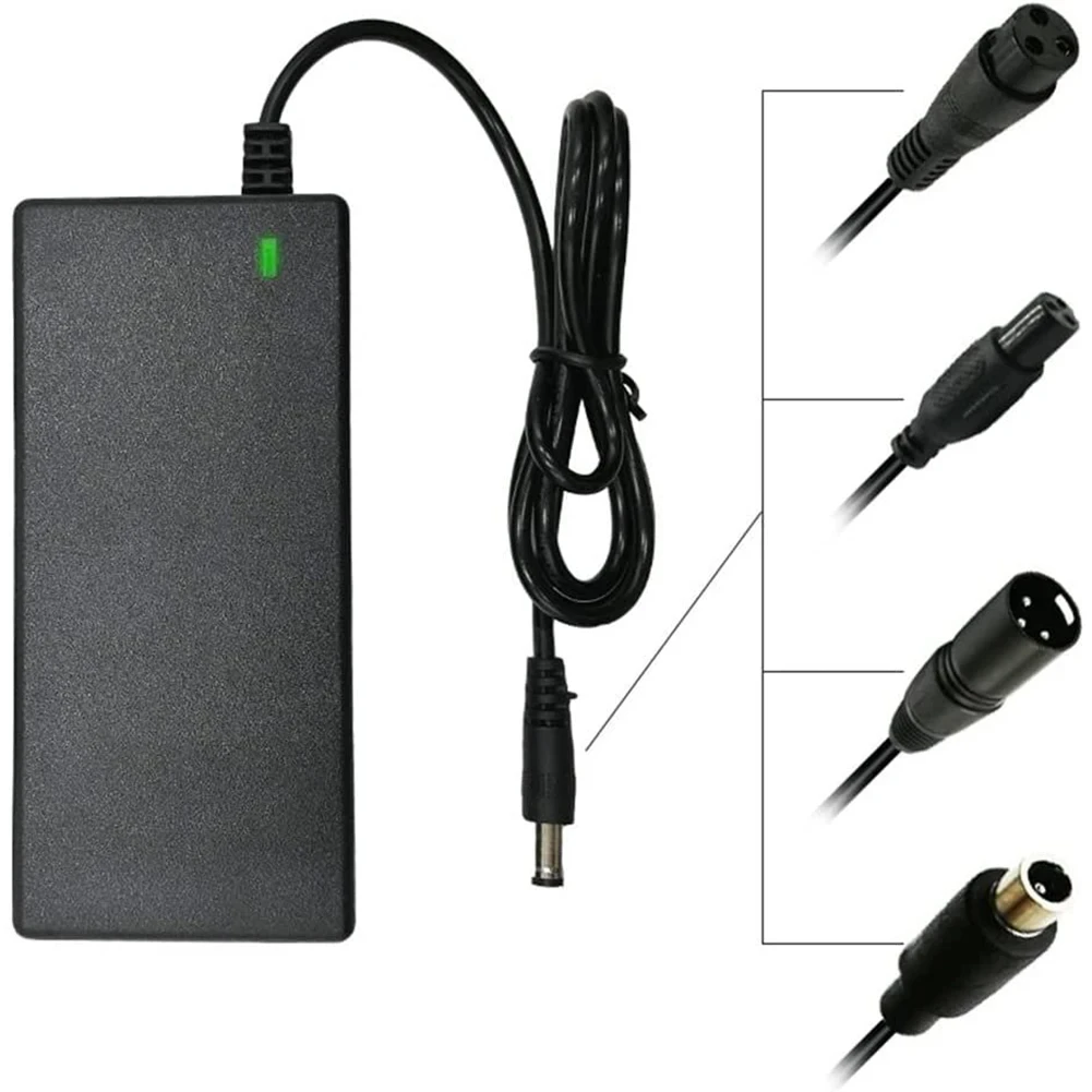 42V 2A Lithium Battery Charger Balance Bike Electric Scooter Power Adapter Universal 5Plugs For 36 25.9V 24V Lithium Battery
