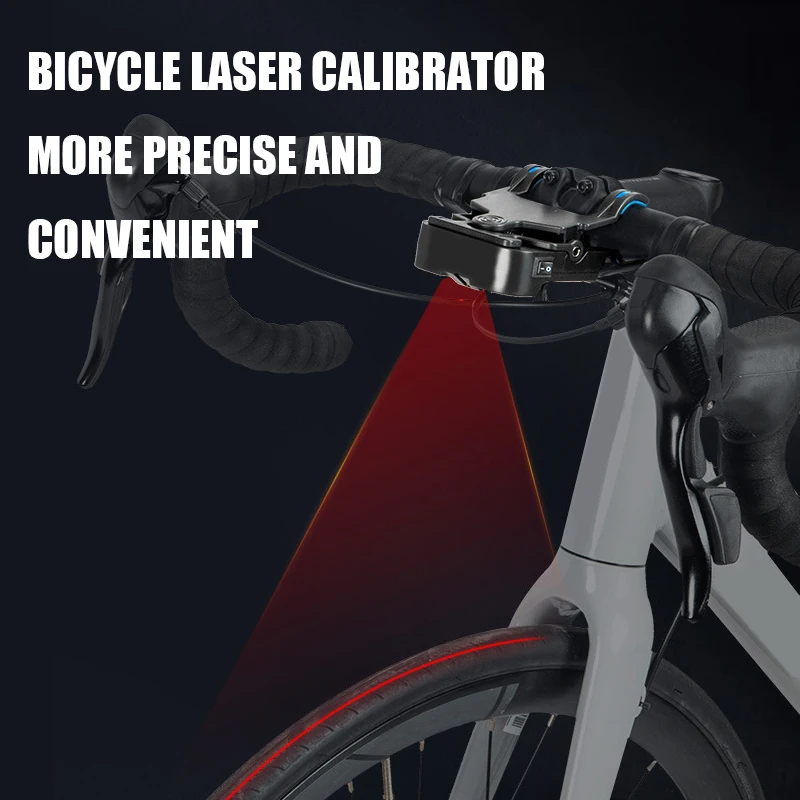 Bicycle Handlebar Calibrator Laser Bike Tool Seat Center Adjuster Measurement Tool Bike Seat Aligner Aligning Indicator Tool