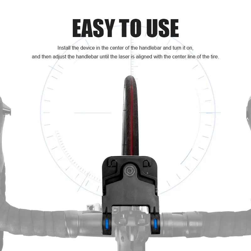 Bicycle Handlebar Calibrator Laser Bike Tool Seat Center Adjuster Measurement Tool Bike Seat Aligner Aligning Indicator Tool