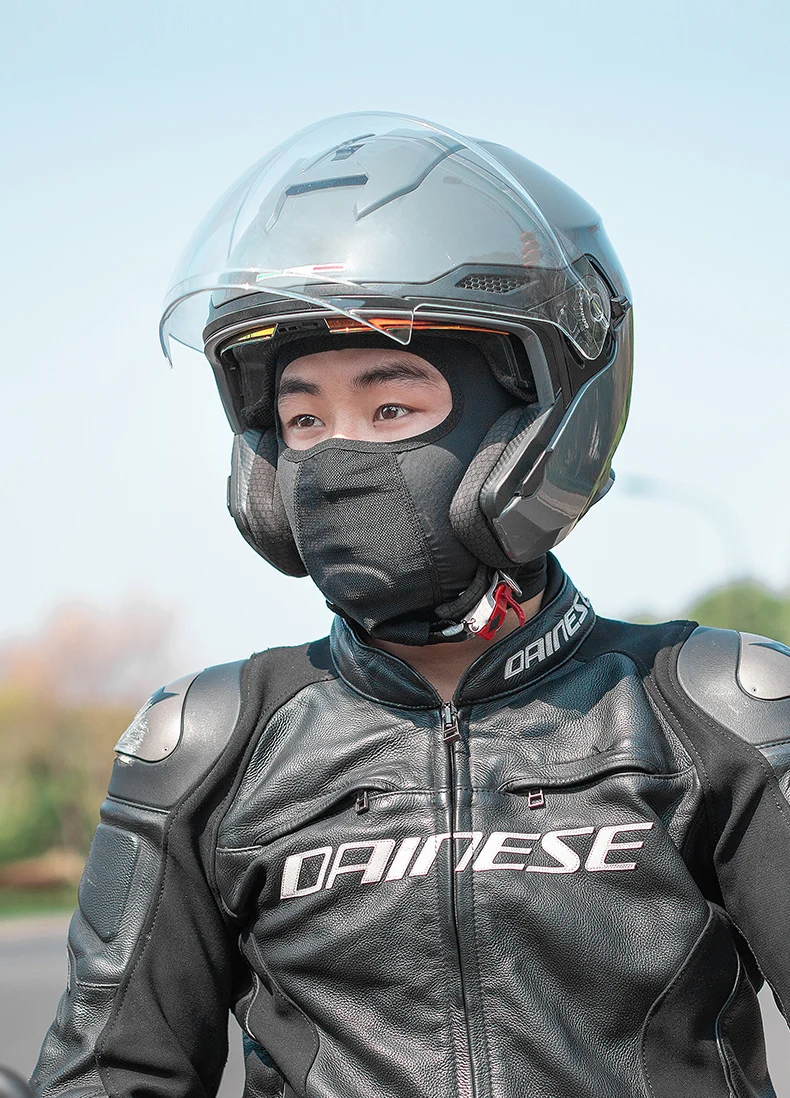 ROCKBROS Bike Mask Full Face Mask Summer Breathable Sun UV Protection Balaclava Glasses Hole Quick-Drying Tactical Balaclava