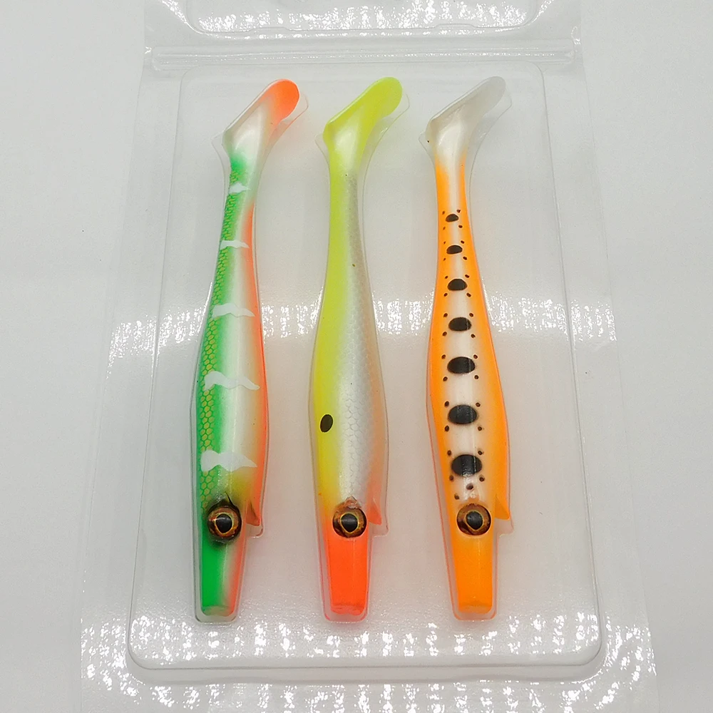 ESFISHING Fishing Lures Big Hog Shad 150mm Soft lure Swimbait Carp Fishing Artificial bait For Perch Pike Bass