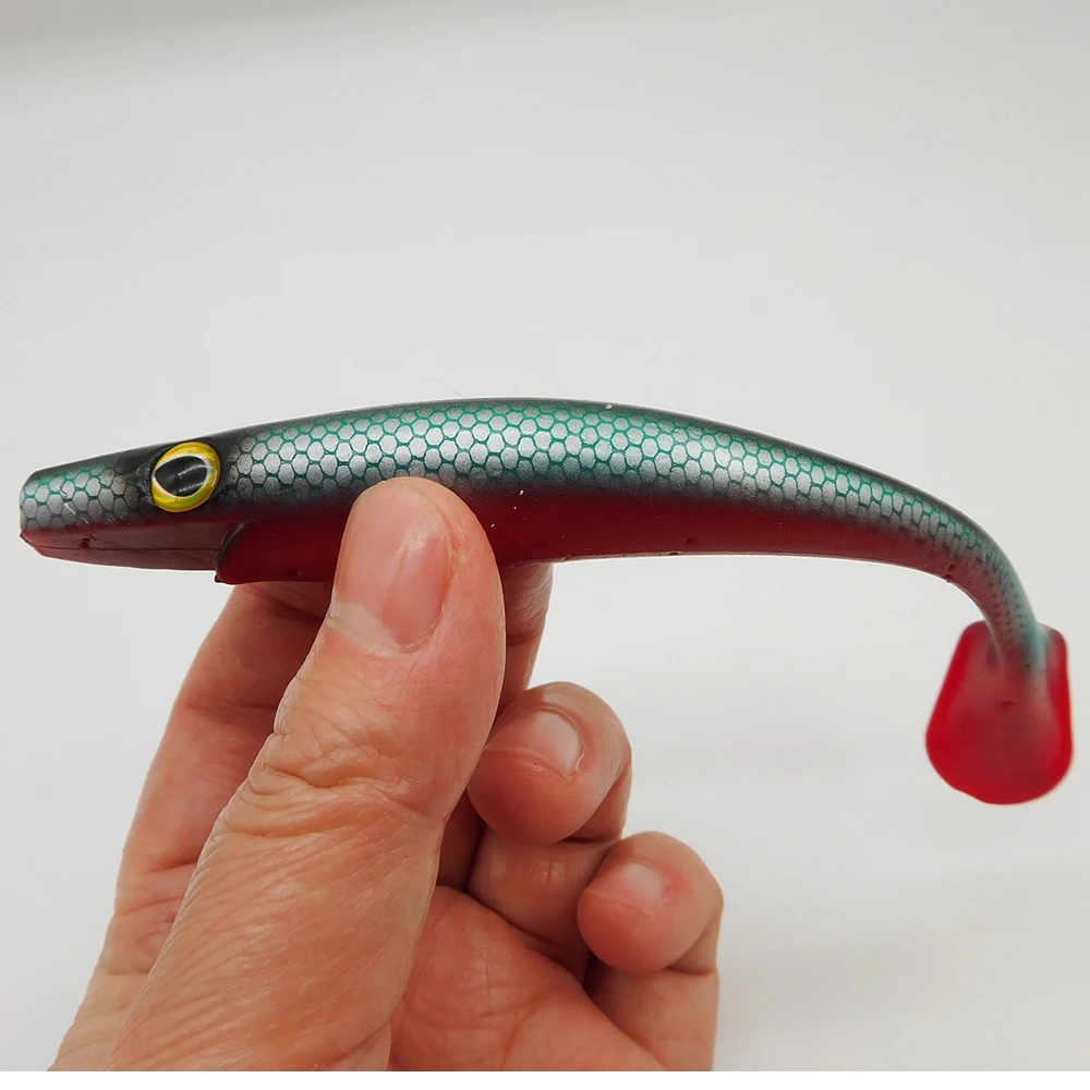 ESFISHING Fishing Lures Big Hog Shad 150mm Soft lure Swimbait Carp Fishing Artificial bait For Perch Pike Bass