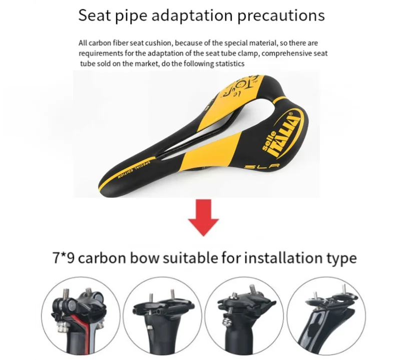 Samana-All Carbon Fiber Seat, Ultralight, Italia SLR, Tekno Flow, High Performance, Open Seat, SuperFlow MTB, Road Race