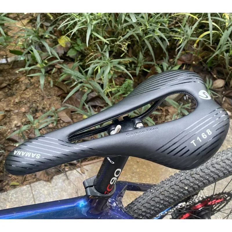 Samana-All Carbon Fiber Seat, Ultralight, Italia SLR, Tekno Flow, High Performance, Open Seat, SuperFlow MTB, Road Race