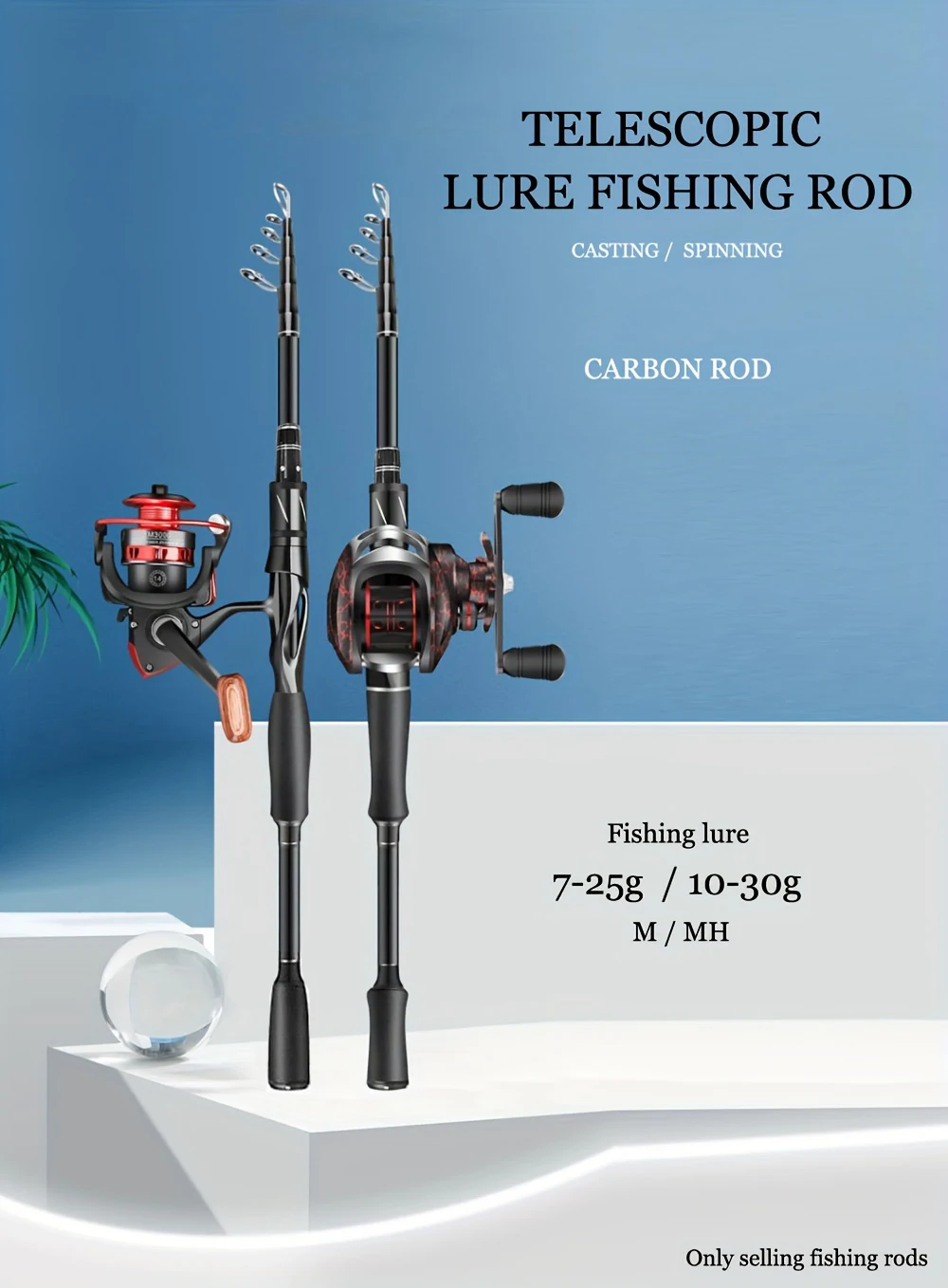 SIECHI Carbon Fiber Spinning Rod Telescopic Fishing Rod 1.8M 2.1M 2.4M 2.7M Casting Lure Feeder Rod Super Hard Carp Fishing Pole