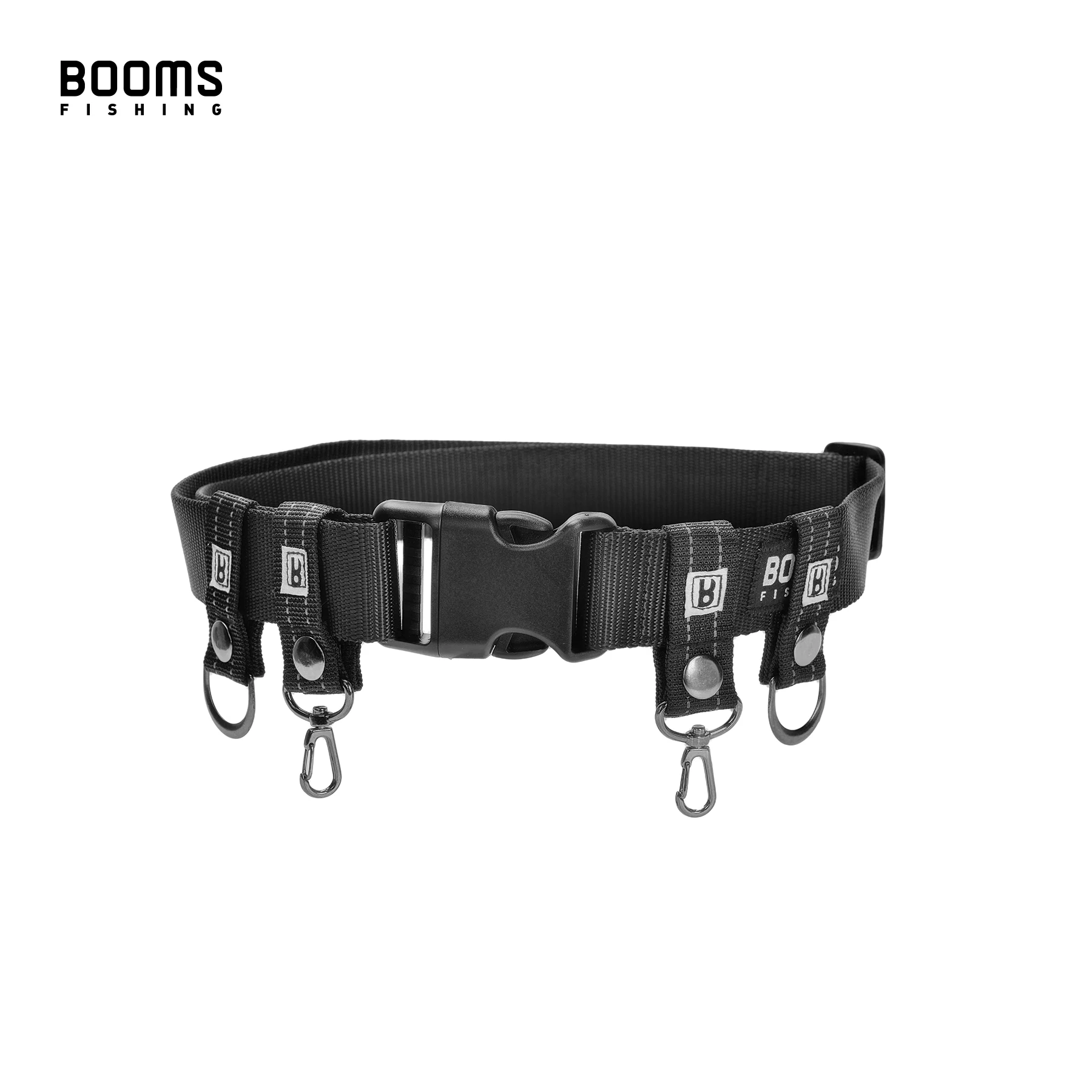 Booms Fishing FB2 Multi-function Nylon Belt Rod Holder Portable Pole Inserter Fishing Rod Pesca Rack Quick Belt Holder Inserting