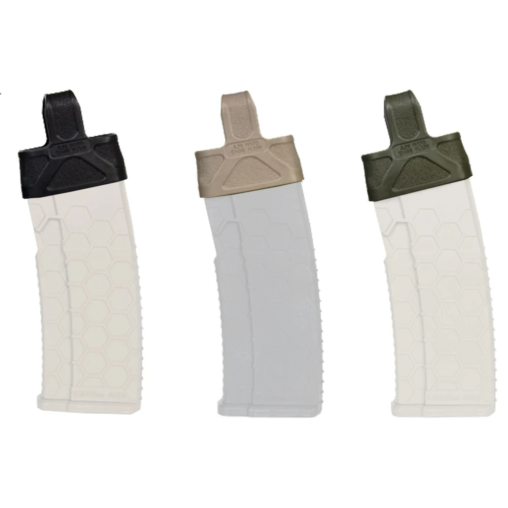 Tactical 3pcs Fast Mag Pull Rubber Cage Loops 9mm 5.56 7.62 For Shooting Hunting Paintball Airsoft M4 M16 AK Magazine Assist