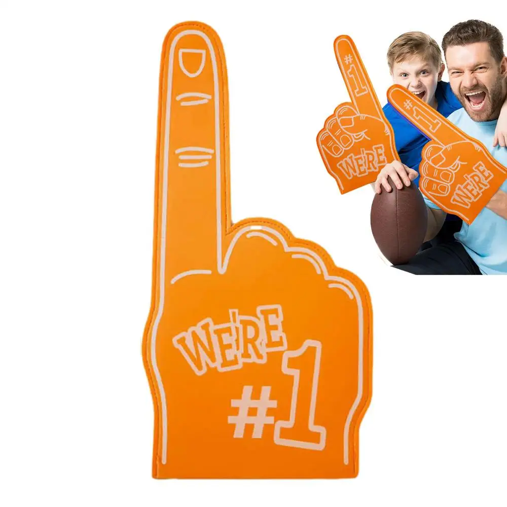 Large Foams Fingers Cheerleading Props Hand Sports Event Cheering Palm Party Props Comfortable Sports Foam Fan Finger