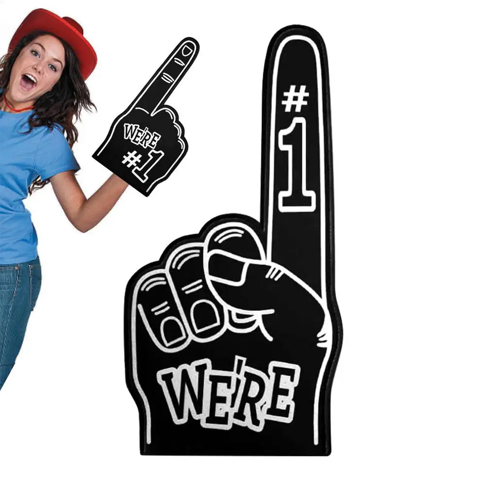 Large Foams Fingers Cheerleading Props Hand Sports Event Cheering Palm Party Props Comfortable Sports Foam Fan Finger