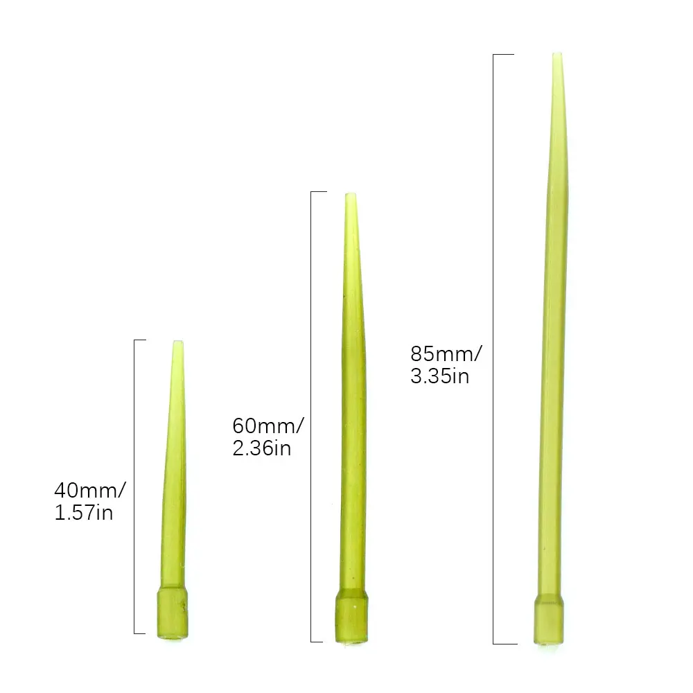 20pcs Carp Fishing Accessories Hair Rig Hooklink Anti Tangle Sleeve Rubber Tubing For Carp Rig Swivels Fishing Sleeve End Tackle