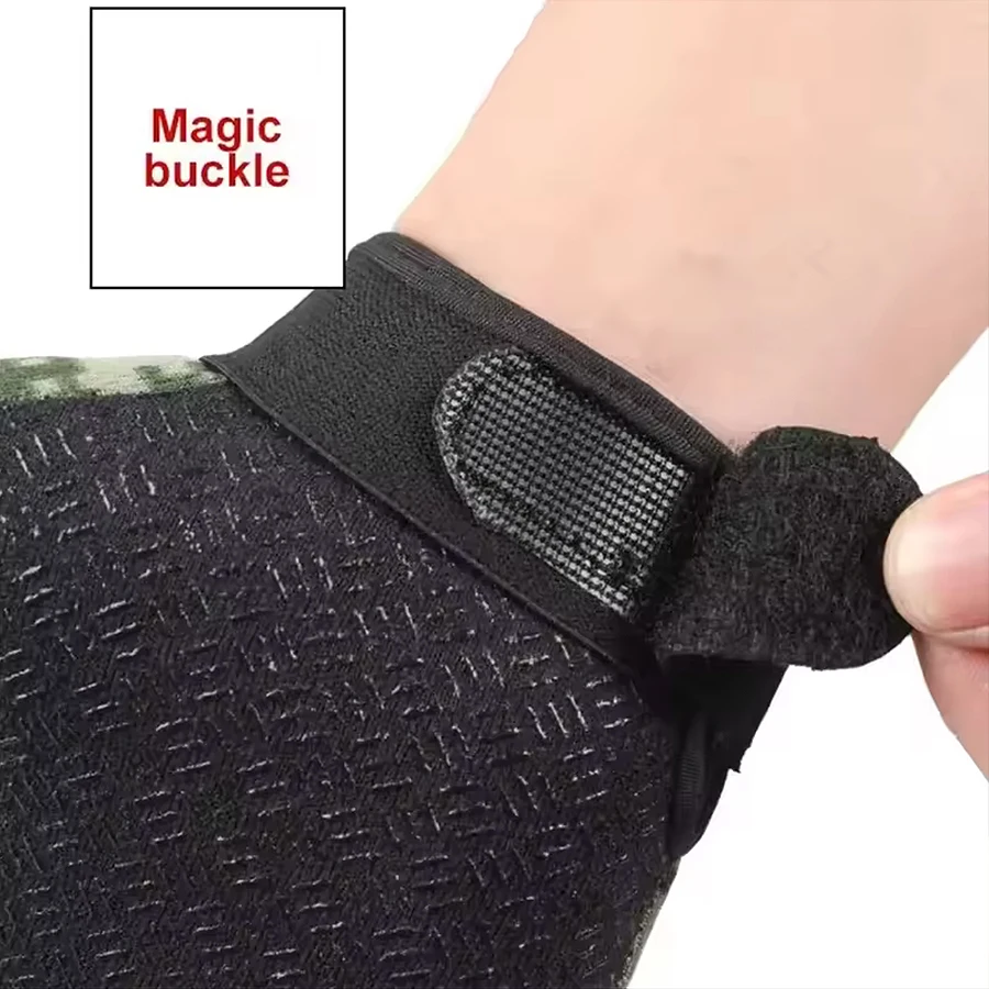 Outdoor Cycling, Half Finger, Men's and Women's anti Slip Tactics, Fitness, Mountain Climbing, Fishing, Half Finger, Bicycle Glo