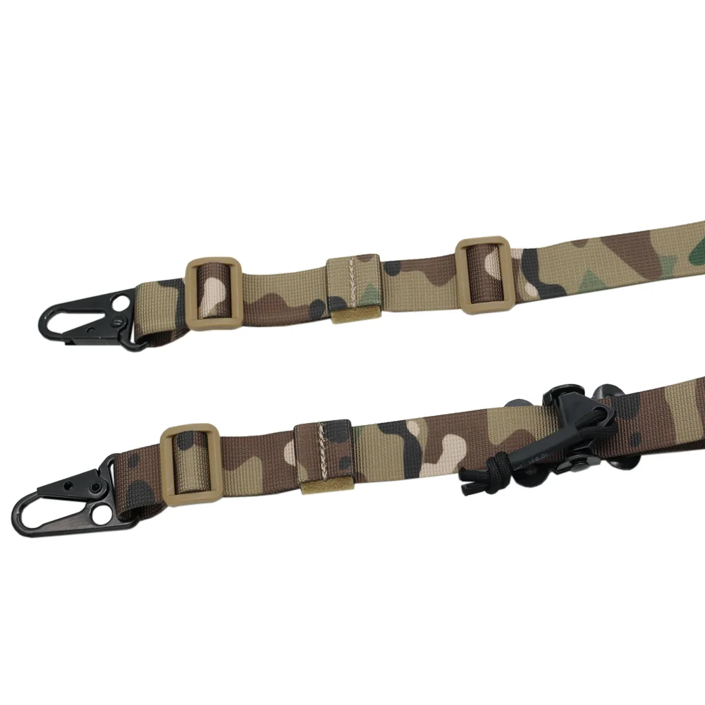 Hunting Rifle Tactical Sling Removable 2 Point Padded Combat Modular Gun Sling Shooting Strap Accessories MC MCBK