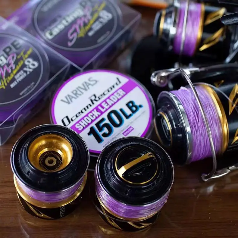 Original Japan VARIVAS FISHING LINE Ocean Record SHOCK LEADER Front Wire FISHING LINE 50M/30M 35LB-370LB JAPAN FISHING LINE