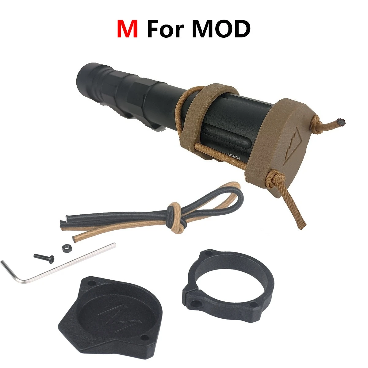 Flashlight Protective Cover Airsoft Tactical Light Front Lens Cap For SureFire M300 M600 M952V M951 Mod Scout Light Protector