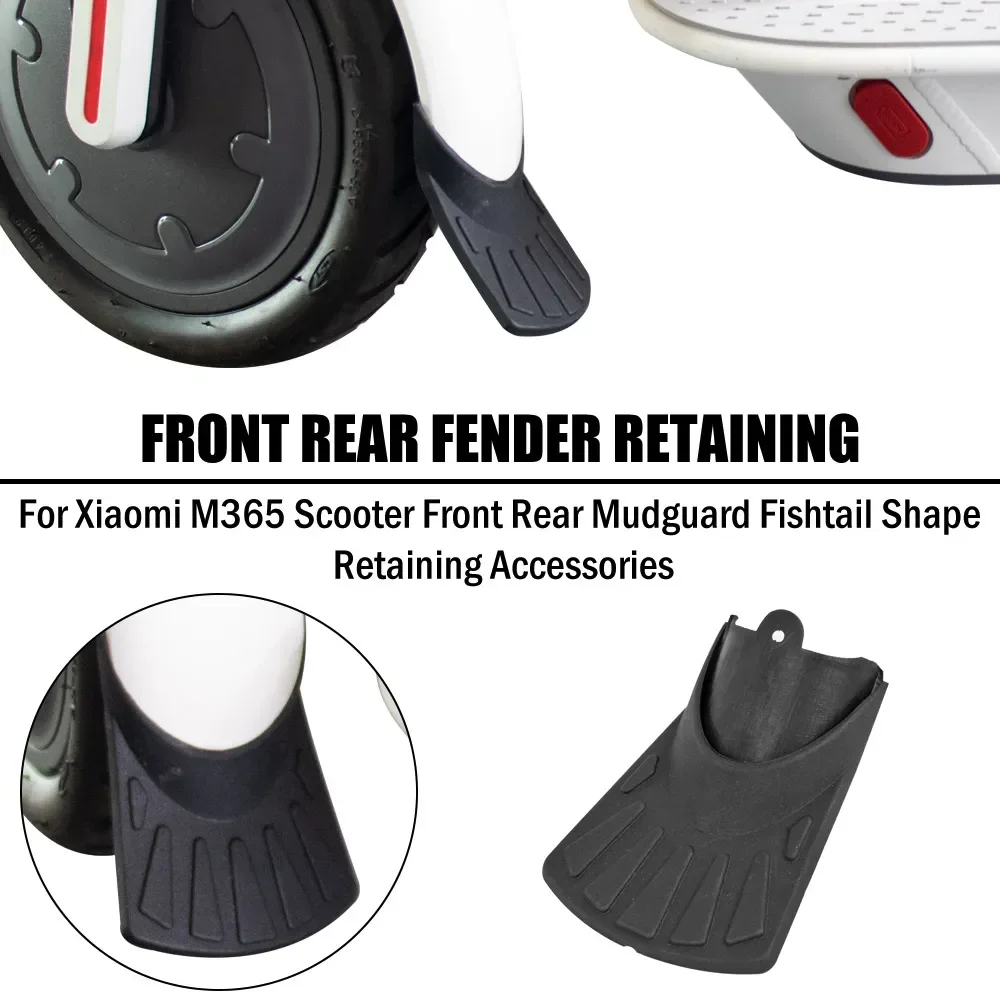 E-Scooter Fish Tail Cover Fender Back Wing Protection For Xiaomi M365 1S Pro Electric Kick Scooter Front Splash Mudguard Frame