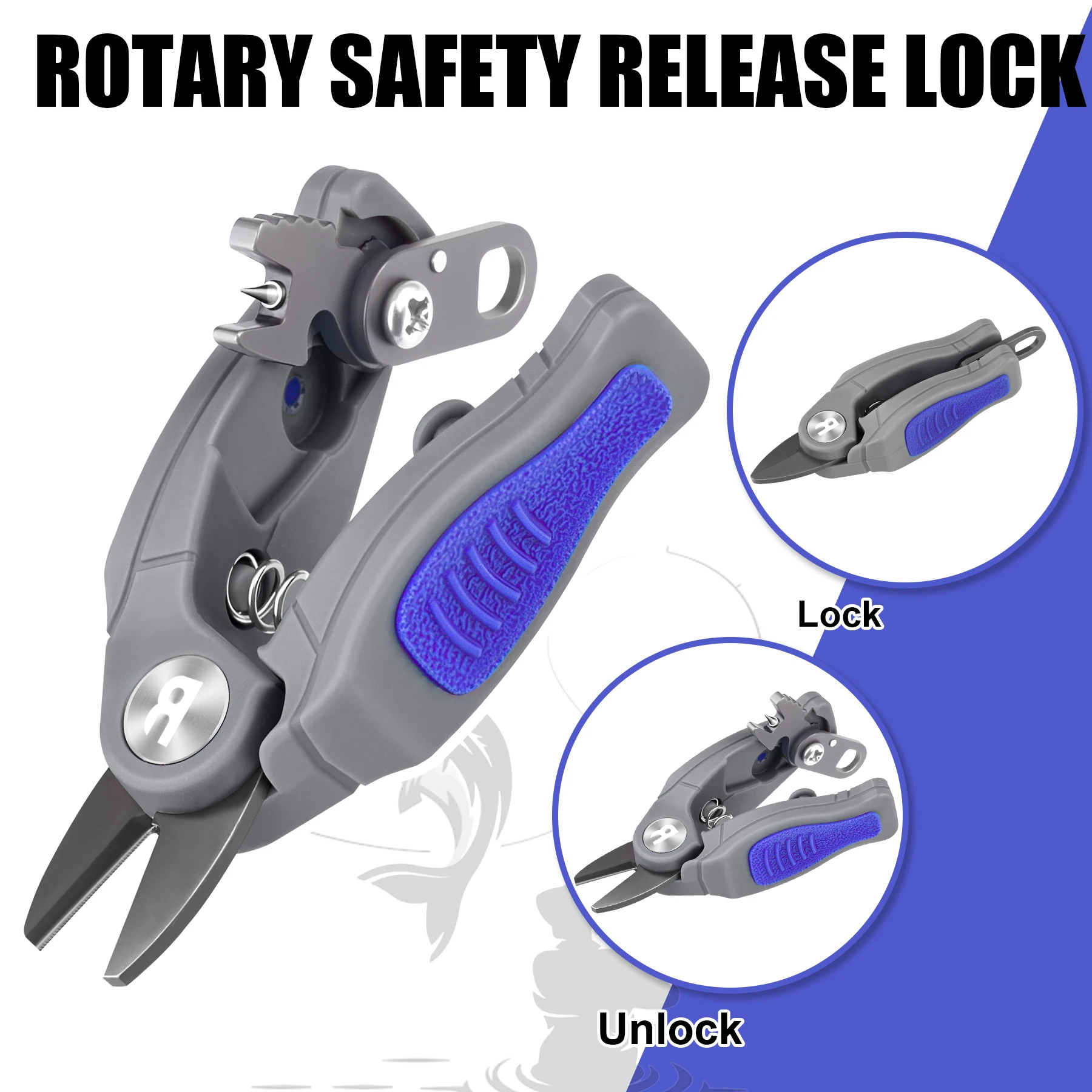 Booms Fishing Line Cutter with Retractor Mini Stainless Steel Fishing Scissors for Braided Mono Fluoro Line Cleaning Needle Tool